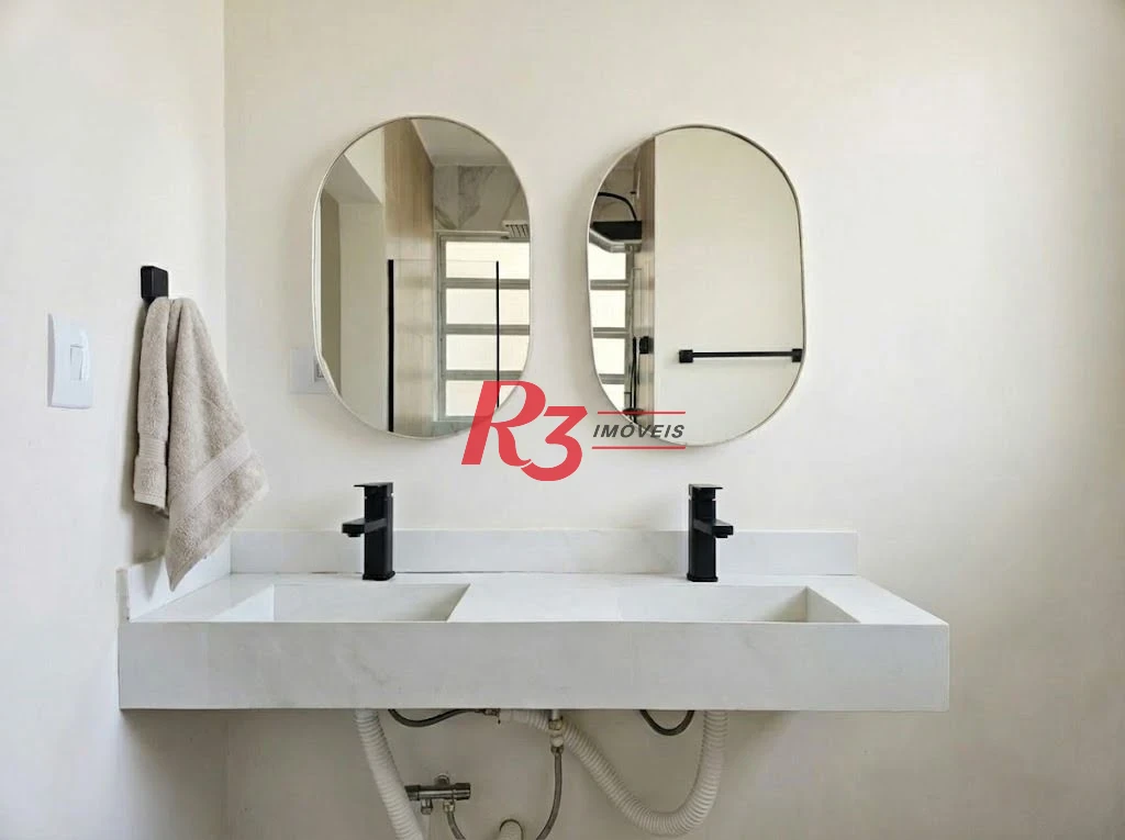Apartamento com 3 dormitórios à venda, 85 m² por R$ 640.000,00 - Ponta da Praia - Santos/SP
