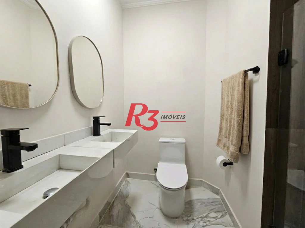 Apartamento com 3 dormitórios à venda, 85 m² por R$ 640.000,00 - Ponta da Praia - Santos/SP