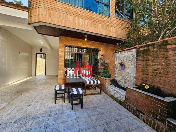 Casa com 3 dormitórios à venda, 158 m² por R$ 1.280.000,00 - Aparecida - Santos/SP