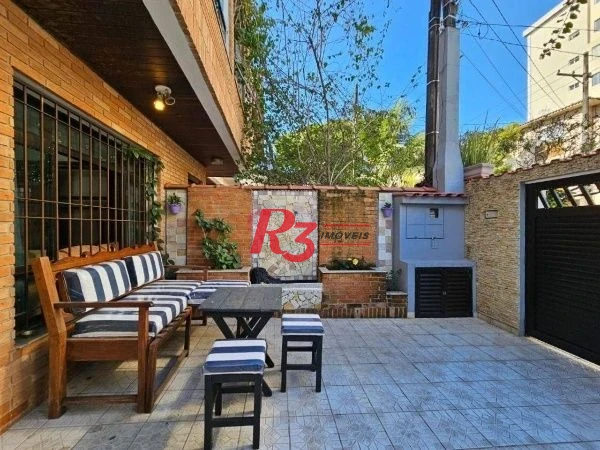 Casa com 3 dormitórios à venda, 158 m² por R$ 1.280.000,00 - Aparecida - Santos/SP