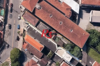 Terreno à venda, 539 m² por R$ 1.755.000,00 - Macuco - Santos/SP