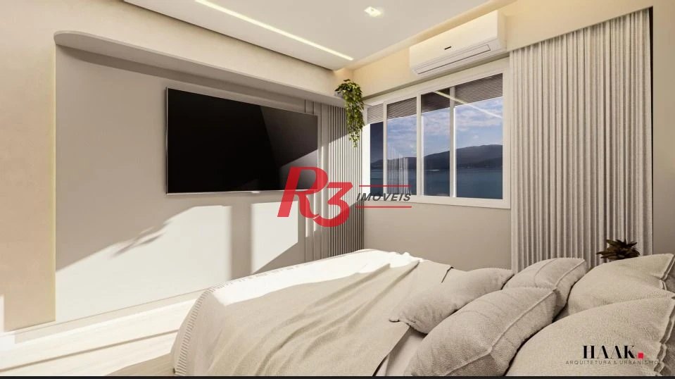 Apartamento com 4 dormitórios à venda, 140 m² por R$ 2.400.000,00 - Embaré - Santos/SP