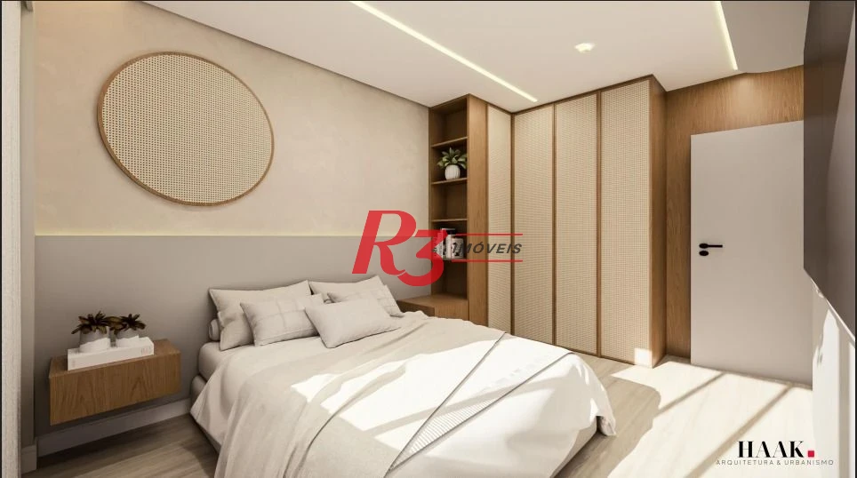 Apartamento com 4 dormitórios à venda, 140 m² por R$ 2.400.000,00 - Embaré - Santos/SP