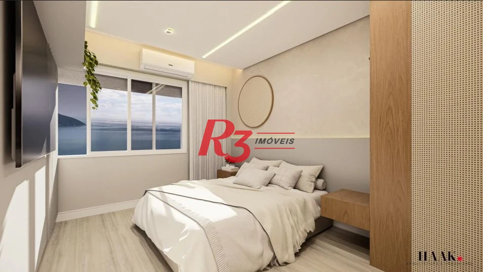 Apartamento com 4 dormitórios à venda, 140 m² por R$ 2.400.000,00 - Embaré - Santos/SP