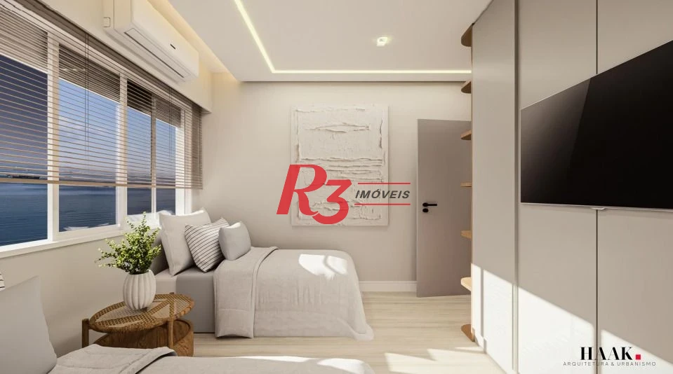 Apartamento com 4 dormitórios à venda, 140 m² por R$ 2.400.000,00 - Embaré - Santos/SP