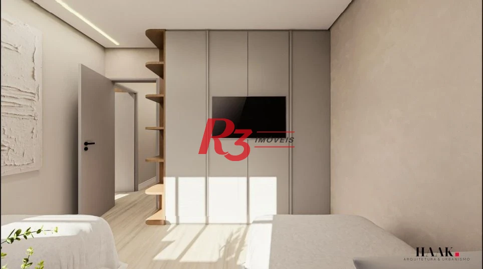 Apartamento com 4 dormitórios à venda, 140 m² por R$ 2.400.000,00 - Embaré - Santos/SP