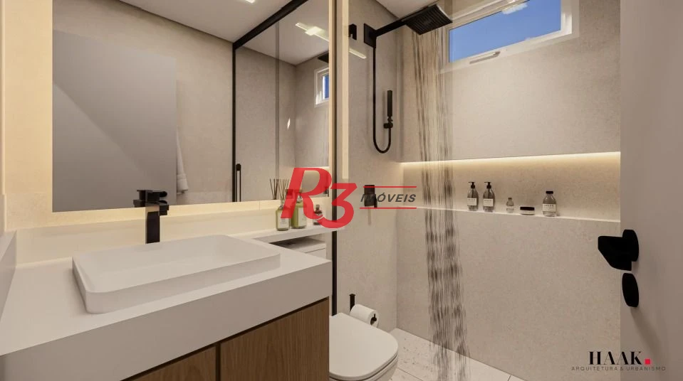 Apartamento com 4 dormitórios à venda, 140 m² por R$ 2.400.000,00 - Embaré - Santos/SP