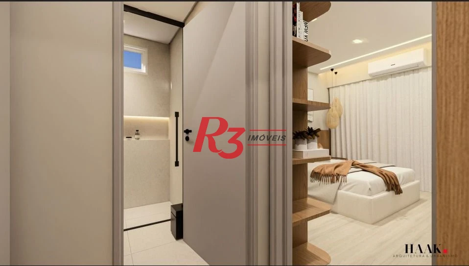 Apartamento com 4 dormitórios à venda, 140 m² por R$ 2.400.000,00 - Embaré - Santos/SP