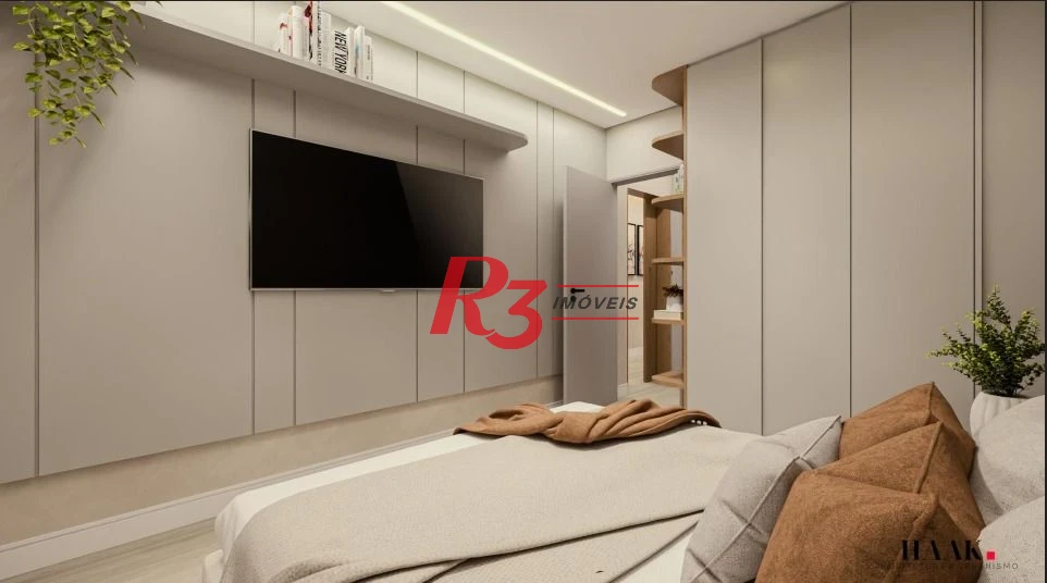 Apartamento com 4 dormitórios à venda, 140 m² por R$ 2.400.000,00 - Embaré - Santos/SP