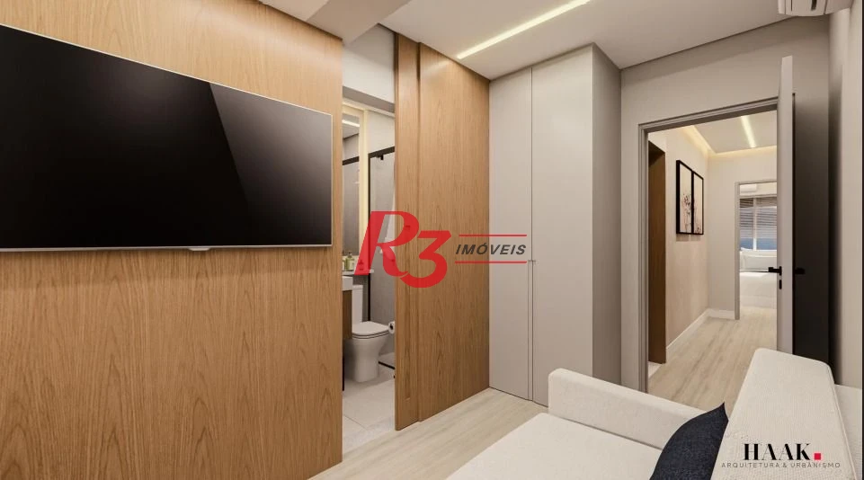 Apartamento com 4 dormitórios à venda, 140 m² por R$ 2.400.000,00 - Embaré - Santos/SP