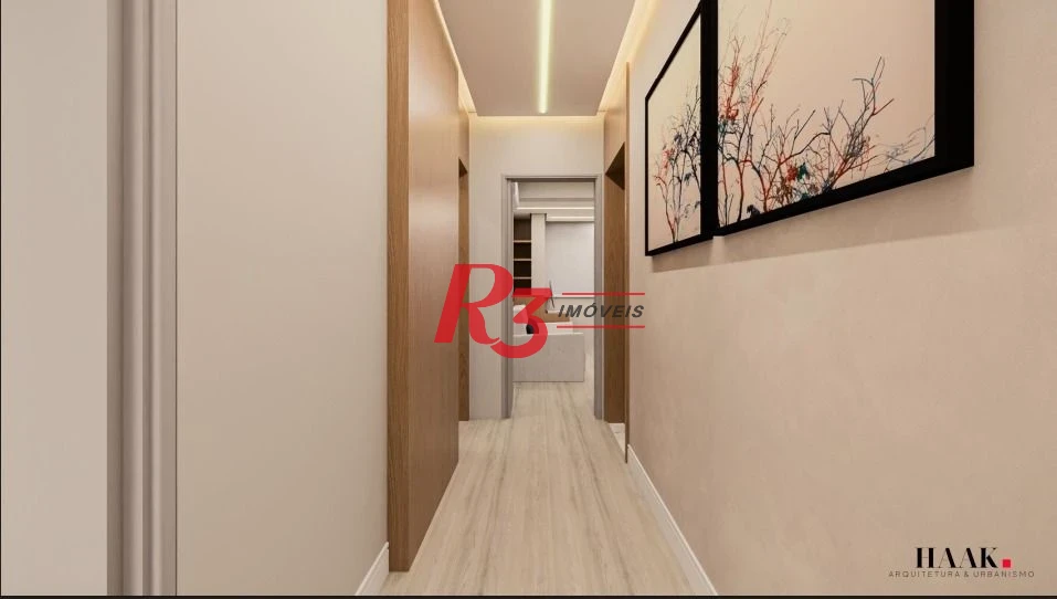 Apartamento com 4 dormitórios à venda, 140 m² por R$ 2.400.000,00 - Embaré - Santos/SP