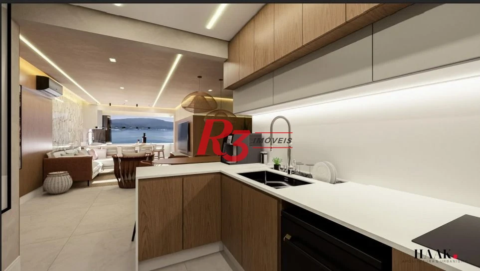 Apartamento com 4 dormitórios à venda, 140 m² por R$ 2.400.000,00 - Embaré - Santos/SP