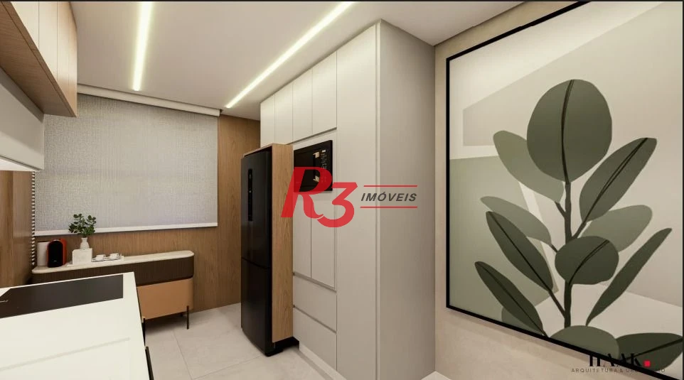 Apartamento com 4 dormitórios à venda, 140 m² por R$ 2.400.000,00 - Embaré - Santos/SP