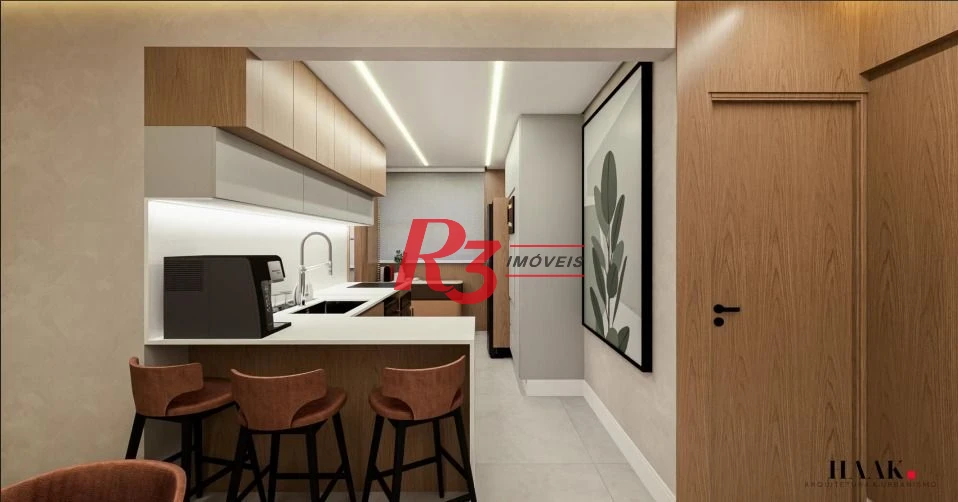 Apartamento com 4 dormitórios à venda, 140 m² por R$ 2.400.000,00 - Embaré - Santos/SP