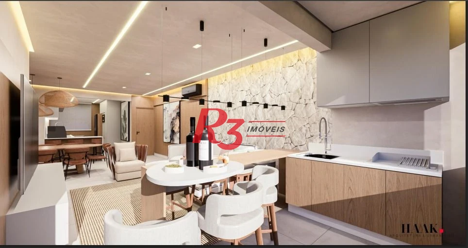 Apartamento com 4 dormitórios à venda, 140 m² por R$ 2.400.000,00 - Embaré - Santos/SP