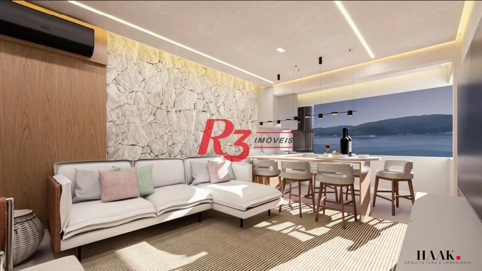 Apartamento com 4 dormitórios à venda, 140 m² por R$ 2.400.000,00 - Embaré - Santos/SP