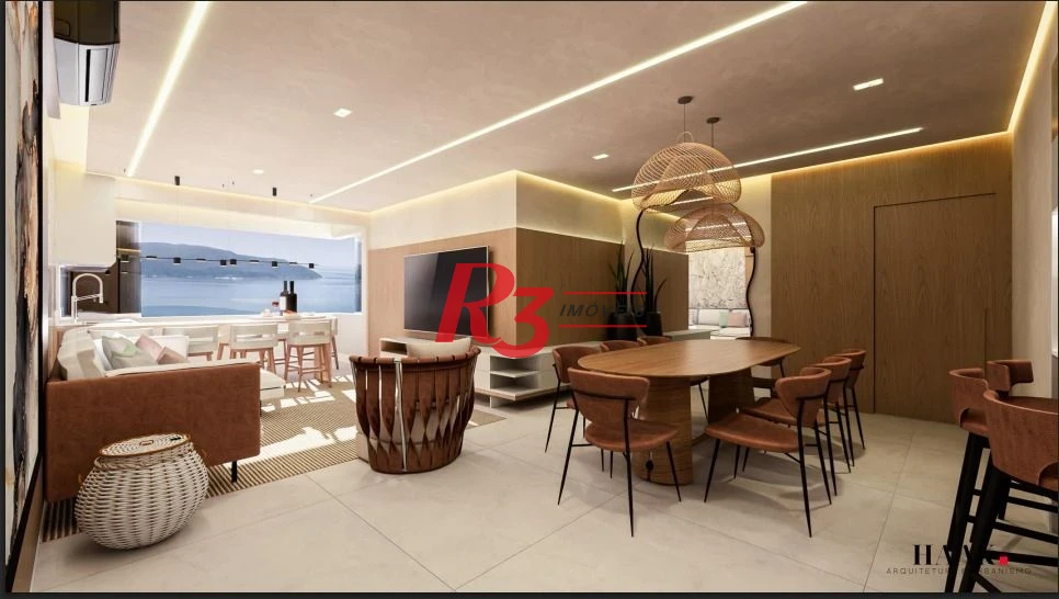 Apartamento com 4 dormitórios à venda, 140 m² por R$ 2.400.000,00 - Embaré - Santos/SP