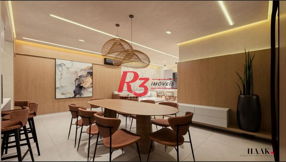 Apartamento com 4 dormitórios à venda, 140 m² por R$ 2.400.000,00 - Embaré - Santos/SP