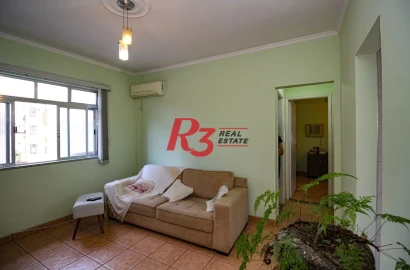 Apartamento à venda, 60 m² por R$ 395.000,00 - Gonzaga - Santos/SP