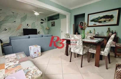 Apartamento com 1 dormitório à venda, 70 m² por R$ 430.000,00 - Aparecida - Santos/SP