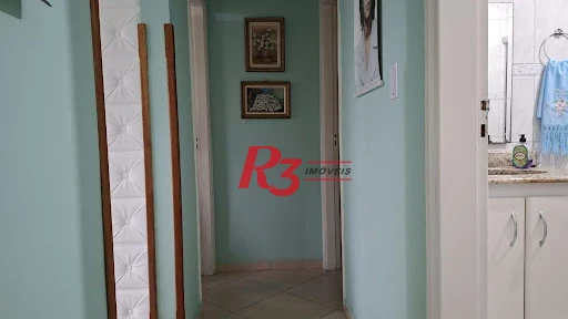 Apartamento com 1 dormitório à venda, 70 m² por R$ 430.000,00 - Aparecida - Santos/SP