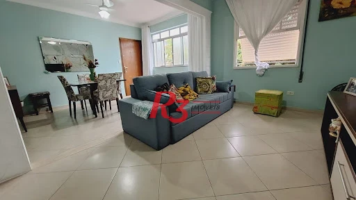 Apartamento com 1 dormitório à venda, 70 m² por R$ 430.000,00 - Aparecida - Santos/SP