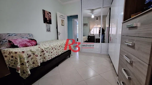 Apartamento com 1 dormitório à venda, 70 m² por R$ 430.000,00 - Aparecida - Santos/SP