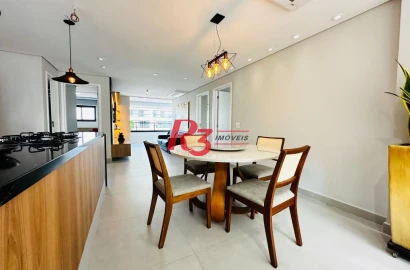 Apartamento com 3 dormitórios à venda, 116 m² por R$ 1.870.000,00 - Ponta da Praia - Santos/SP