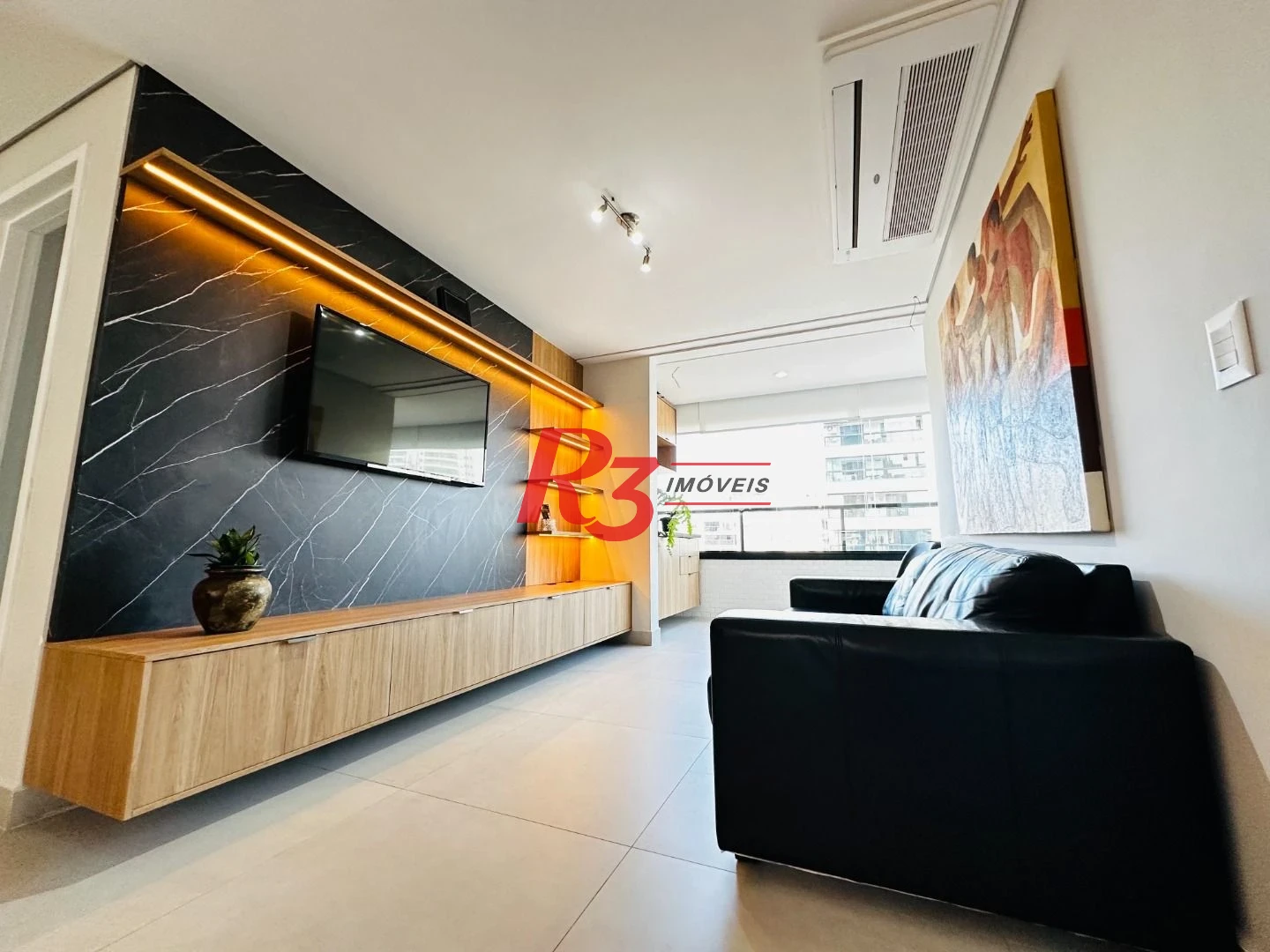Apartamento com 3 dormitórios à venda, 116 m² por R$ 1.870.000,00 - Ponta da Praia - Santos/SP