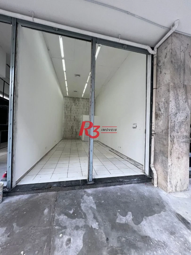 Loja para alugar, 80 m² por R$ 8.000,00/mês - Centro - Santos/SP