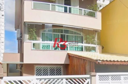 Casa à venda, 286 m² por R$ 3.405.000,00 - Embaré - Santos/SP