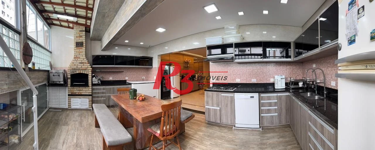Casa à venda, 286 m² por R$ 3.405.000,00 - Embaré - Santos/SP