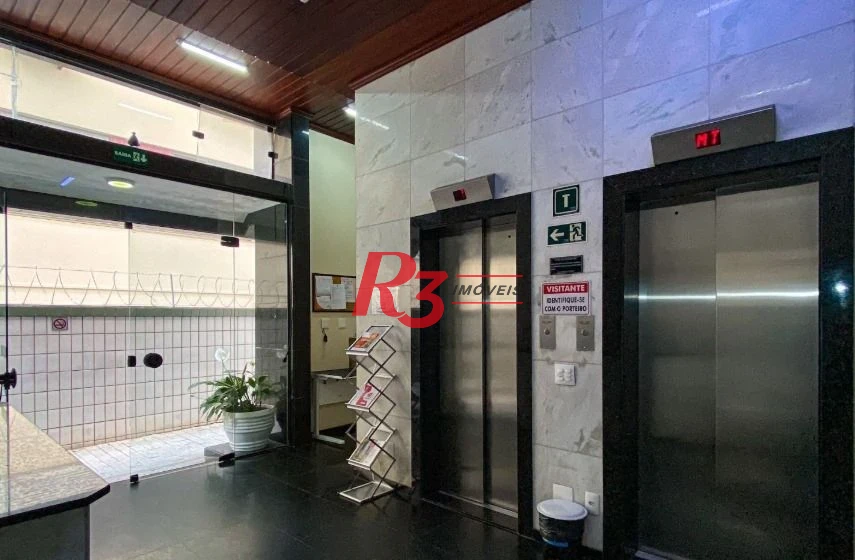Sala para alugar, 113 m² por R$ 4.500,00/mês - Gonzaga - Santos/SP