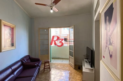 Apartamento à venda, 68 m² por R$ 345.000,00 - José Menino - Santos/SP