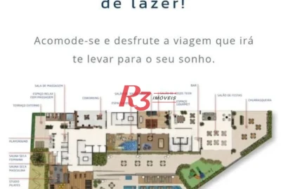 Apartamento à venda, 89 m² por R$ 1.350.000,00 - Encruzilhada - Santos/SP
