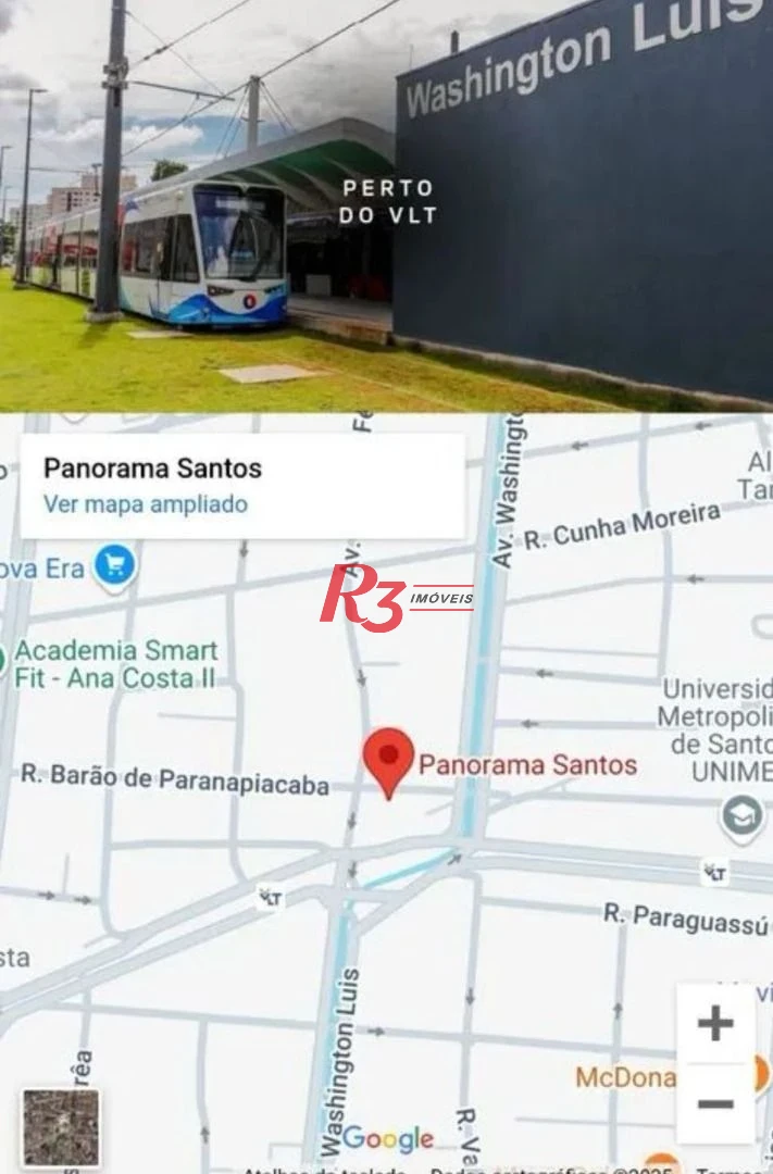 Apartamento à venda, 89 m² por R$ 1.350.000,00 - Encruzilhada - Santos/SP