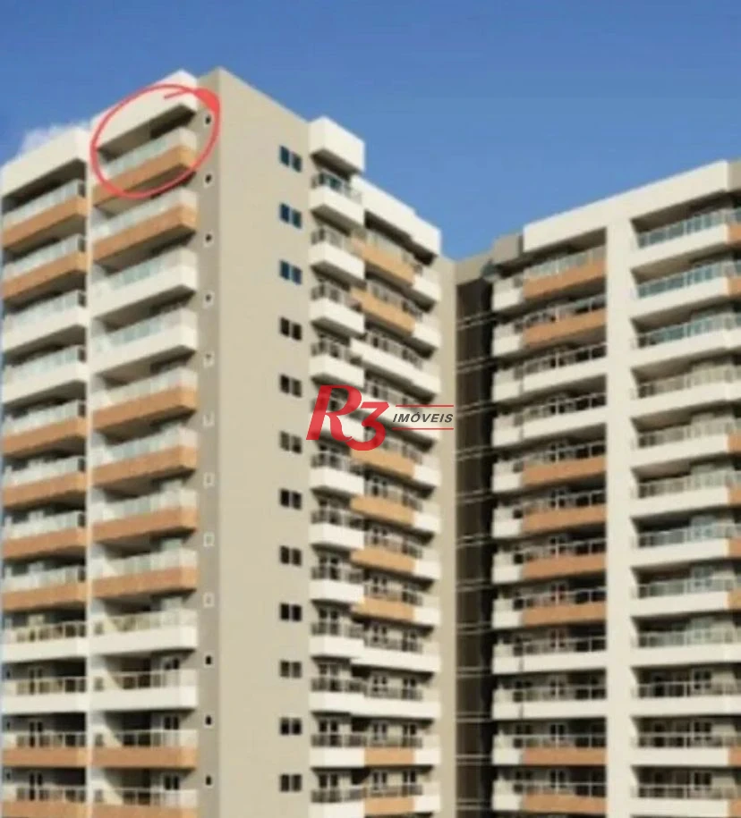 Apartamento à venda, 89 m² por R$ 1.350.000,00 - Encruzilhada - Santos/SP