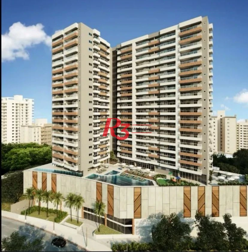 Apartamento à venda, 89 m² por R$ 1.350.000,00 - Encruzilhada - Santos/SP
