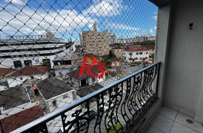 Apartamento com 2 dormitórios à venda, 90 m² por R$ 460.000,00 - Vila Belmiro - Santos/SP