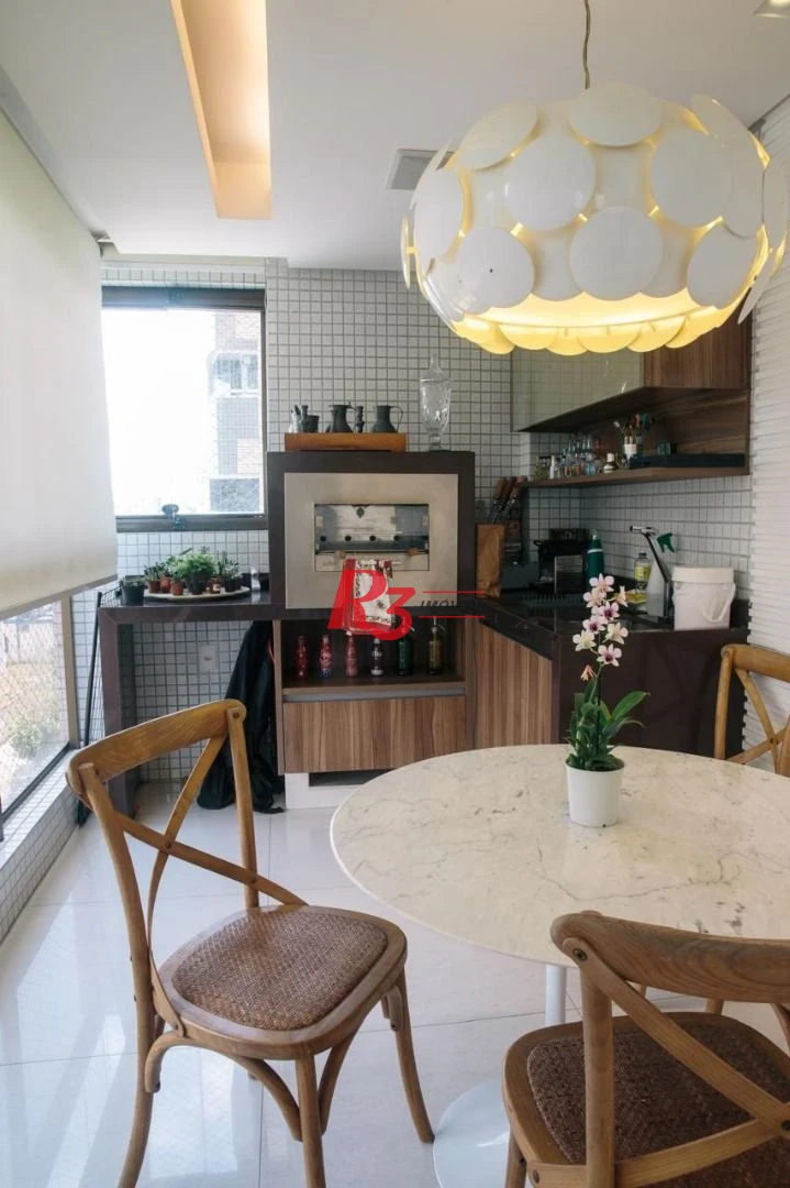 Apartamento com 3 dormitórios à venda, 171 m² por R$ 2.350.000,00 - Embaré - Santos/SP