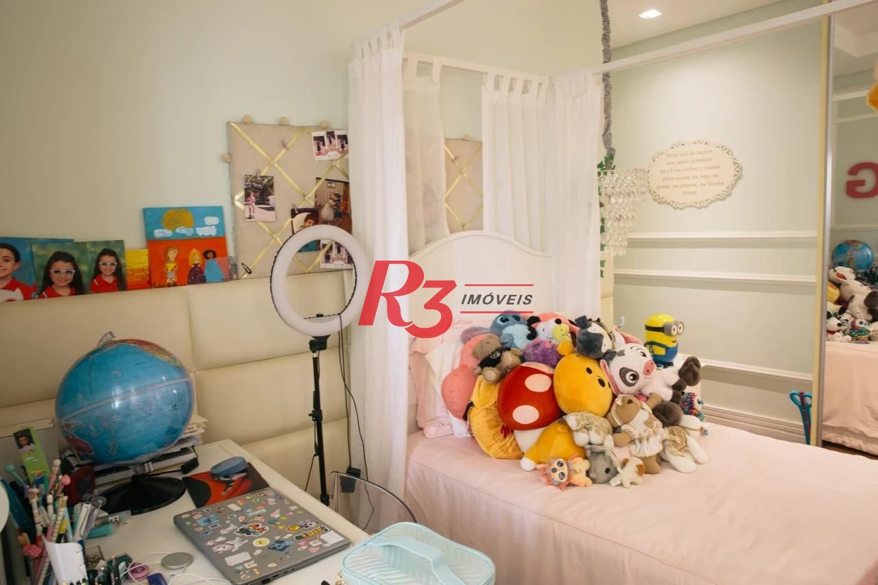 Apartamento com 3 dormitórios à venda, 171 m² por R$ 2.350.000,00 - Embaré - Santos/SP