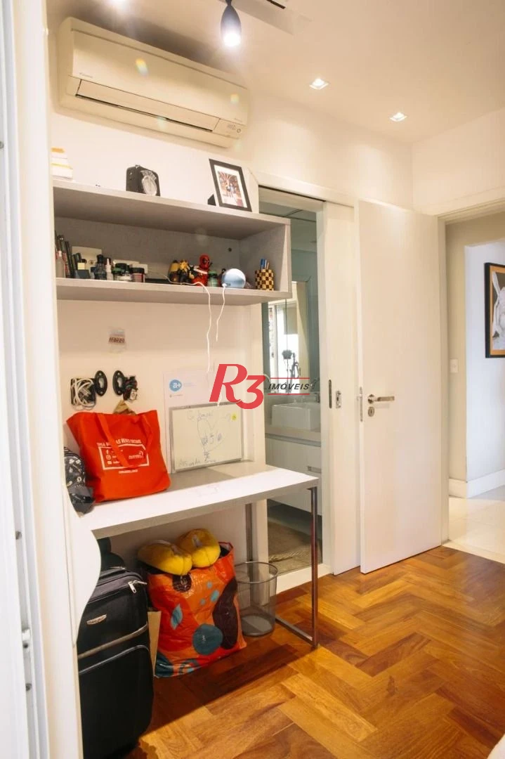 Apartamento com 3 dormitórios à venda, 171 m² por R$ 2.350.000,00 - Embaré - Santos/SP