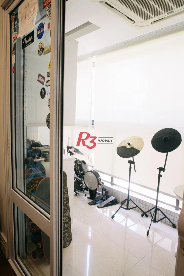 Apartamento com 3 dormitórios à venda, 171 m² por R$ 2.350.000,00 - Embaré - Santos/SP