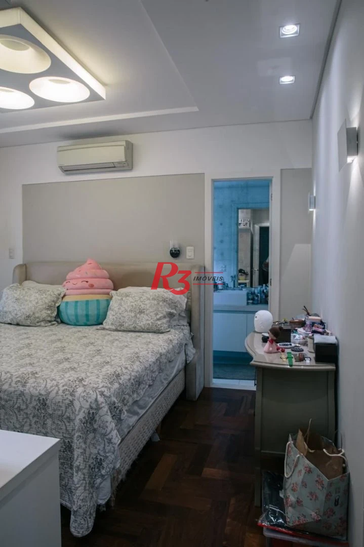 Apartamento com 3 dormitórios à venda, 171 m² por R$ 2.350.000,00 - Embaré - Santos/SP