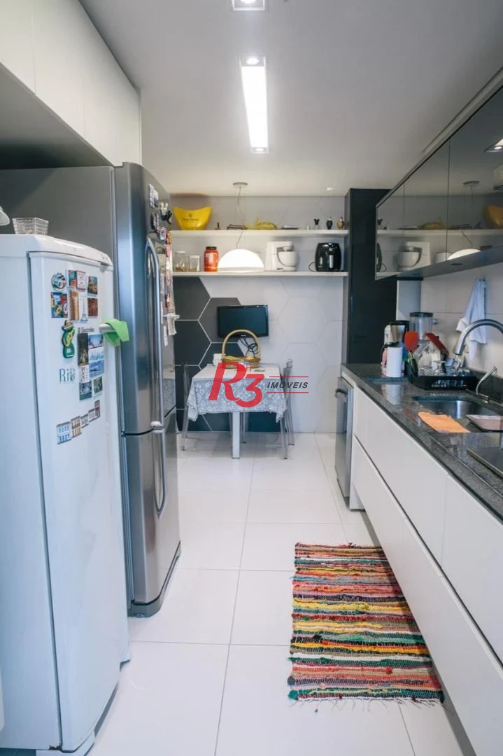 Apartamento com 3 dormitórios à venda, 171 m² por R$ 2.350.000,00 - Embaré - Santos/SP