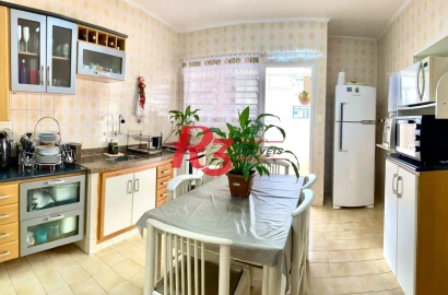 Apartamento com 2 dormitórios à venda, 127 m² por R$ 630.000,00 - Embaré - Santos/SP