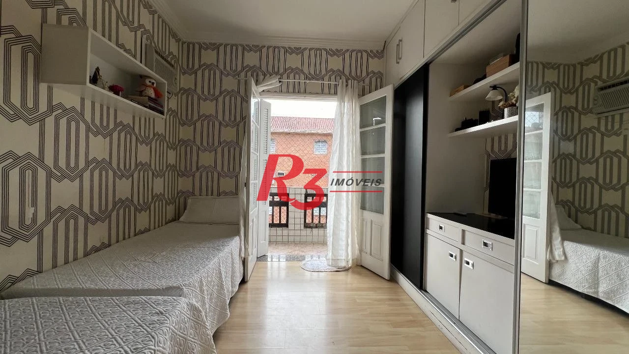 Apartamento com 3 dormitórios à venda, 94 m² por R$ 585.000,00 - Embaré - Santos/SP