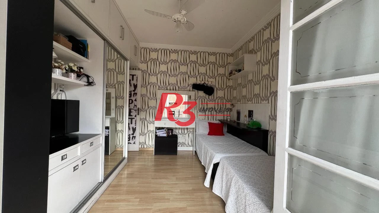 Apartamento com 3 dormitórios à venda, 94 m² por R$ 585.000,00 - Embaré - Santos/SP