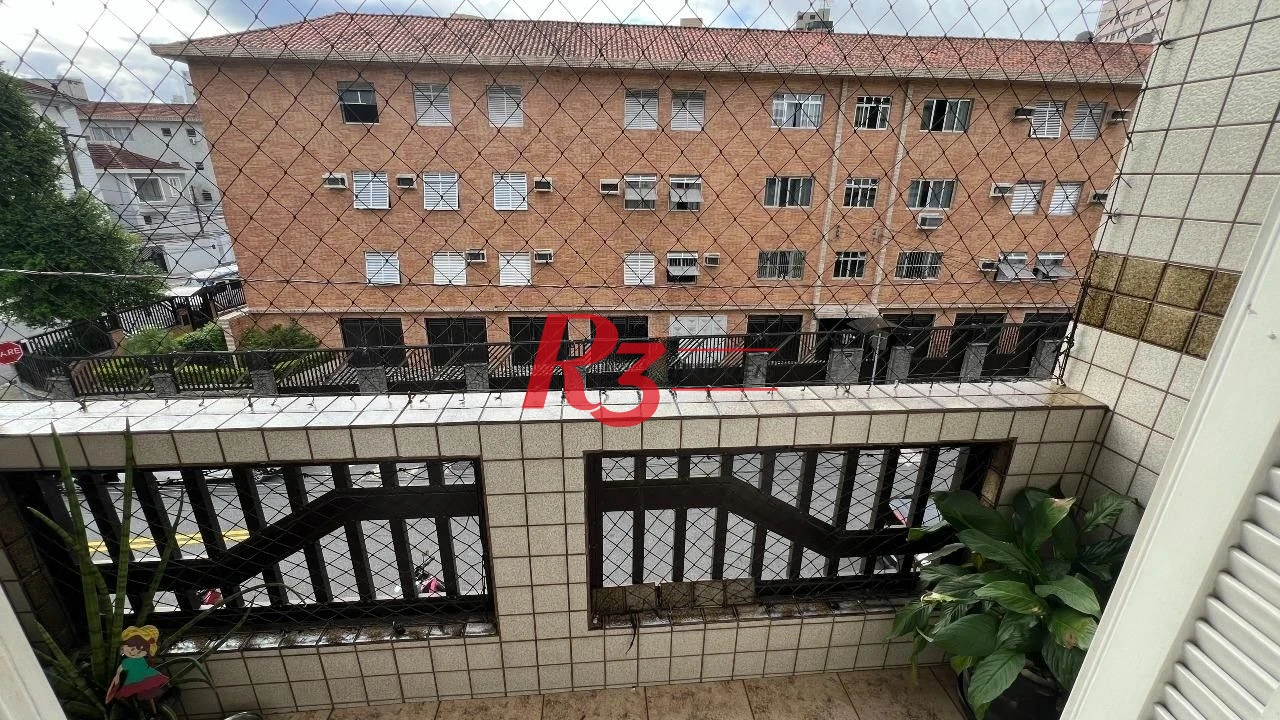 Apartamento com 3 dormitórios à venda, 94 m² por R$ 585.000,00 - Embaré - Santos/SP