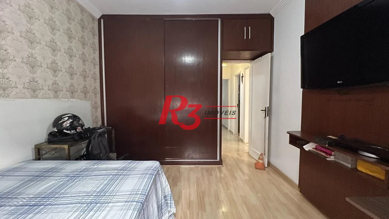 Apartamento com 3 dormitórios à venda, 94 m² por R$ 585.000,00 - Embaré - Santos/SP